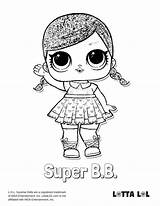 Lol Coloring Surprise Pages Doll Super Glitter Bb Color Printable Lotta Print Getcolorings Cute Kids Visit sketch template