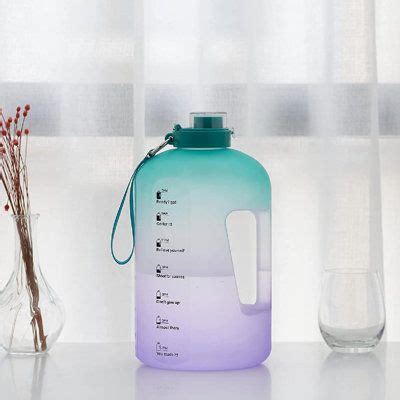 gallon water bottle  time marker oz large gallon water jug