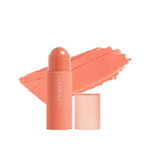 buy huda beauty cheeky tint blush stick perky peach online in