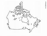Canada Map Coloring Printable Pages Drawing Blank Template Provinces Paintingvalley sketch template
