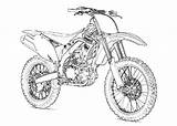 Kawasaki Coloring Pages Dirt Bike Template sketch template