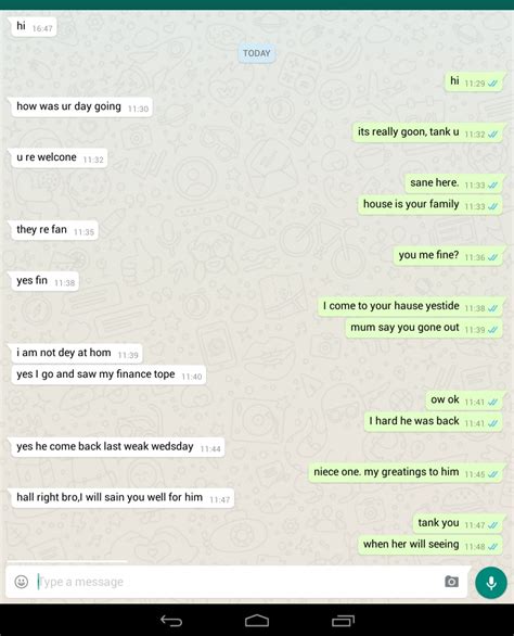 whatsapp chat enters wrong hands screenshots jokes  nigeria