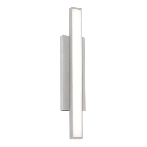 afx gale    textured grey integrated led outdoor wall light
