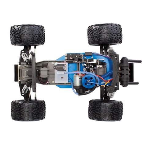 traxxas nitro stampede  scale wd monster truck blue