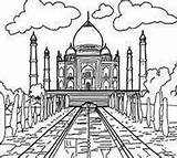 Coloring Pages India Kids Landmark Mahal Taj National Landmarks Culture Colouring Tourist Print Attractions Hubpages Hsanalim Dibujo Ancient Children sketch template