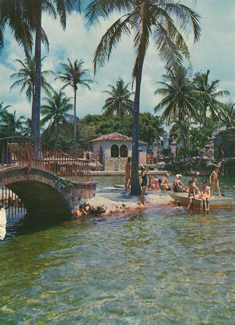 vintage travel postcards coral gables florida