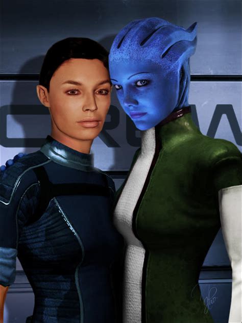 Ashley And Liara By Jhourney On Deviantart