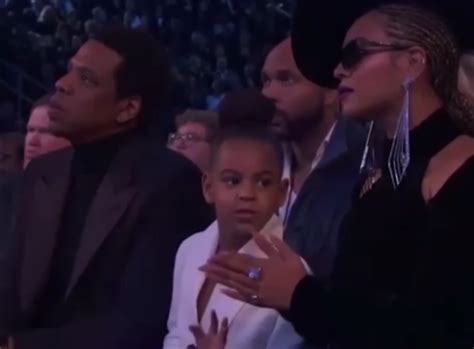 blue ivy tells beyoncé and jay z to stop clapping at