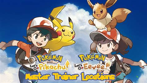 Pokemon Let S Go Pikachu And Eevee Master Trainers
