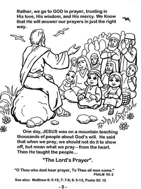 lords prayer coloring book  scott blazek children learn