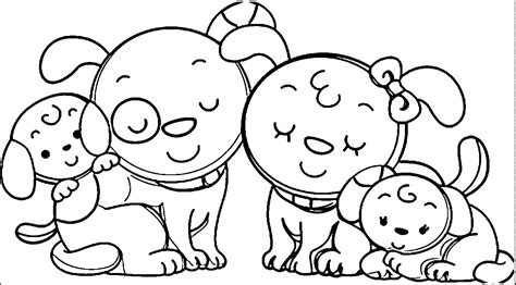 top image animal family coloring