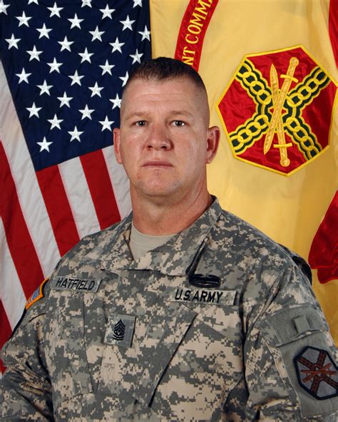 command sergeant major michael  hatfield article  united states army