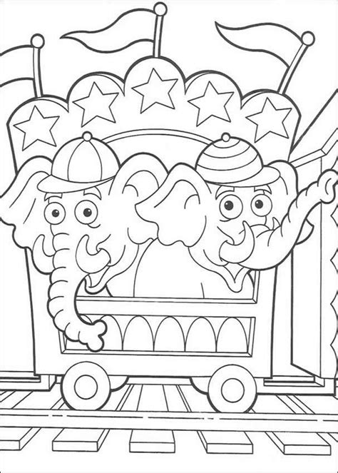 circus  coloring coloring pages