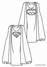 Superhero Superheld Cape Ausmalbilder Kap Cool2bkids sketch template