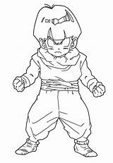 Coloring Pages Future Gohan Back Awesome Young Dragon Ball Printable Teen Getdrawings Getcolorings Color Categories Template sketch template