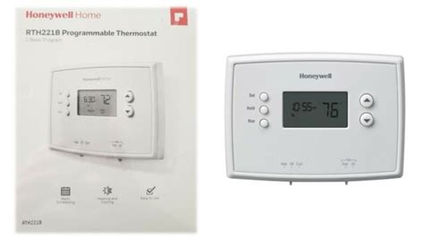 honeywell  week programmable thermostat rthb  sale  ebay
