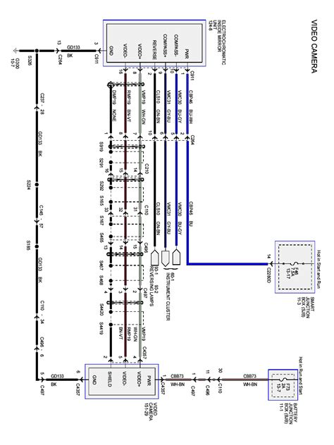 ford  backup camera wiring diagram hanenhuusholli