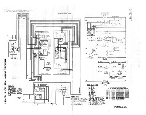 fridge schematicswiring diagram missives