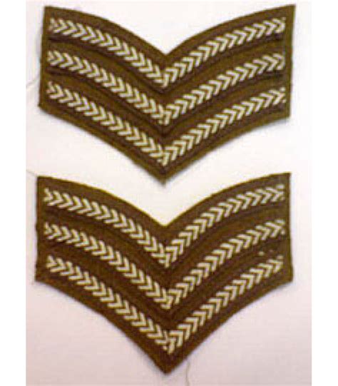 sergeant stripes  pair