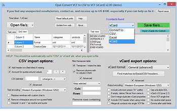 CSV to VCF Converter screenshot #1