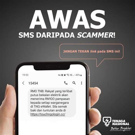 Scam Alert Sms Claiming To Offer Tnb Blackout Compensation Via Touch
