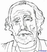 Walking Dead Coloring Pages Easy Printable Hershel Draw Greene Colouring Drawings Drawing Dragoart Books Print Unique Characters Getcolorings Maggie Line sketch template