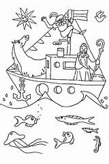 Sinterklaas Stoomboot Animaatjes sketch template