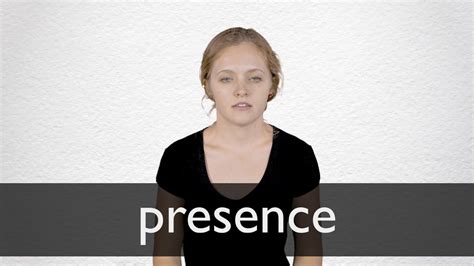 pronounce presence  british english youtube