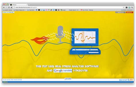 interactive ad  reizen stress test