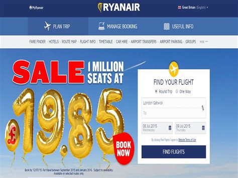 ryanair cheap flights   buy     million   sale    catch