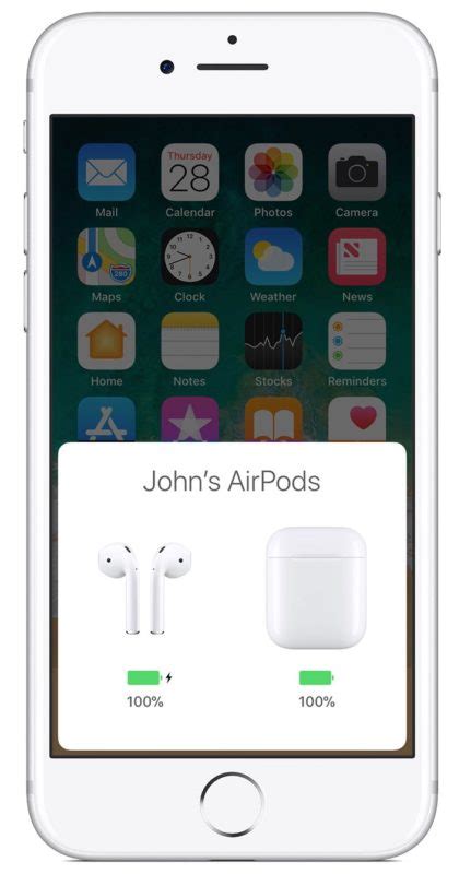 check airpods battery life  iphone