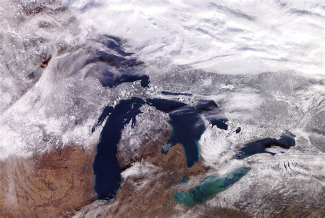 imagery   great lakes   rare clear december day