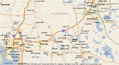 haines city florida   map cities  towns map