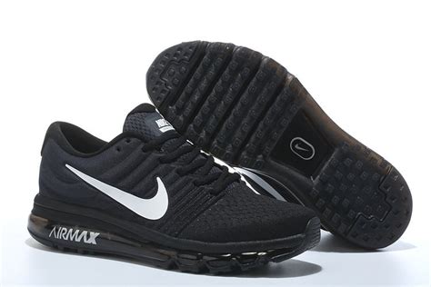 Nike Air Max 2017 Black White Men Running Shoes Size 10