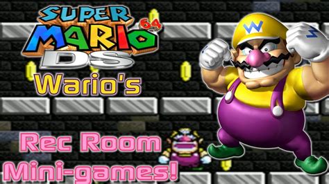 Super Mario 64 Ds Peach S Rec Room Wario S Mini Game