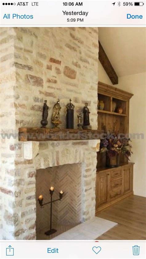 lime wash  stone fireplace google search rustic farmhouse