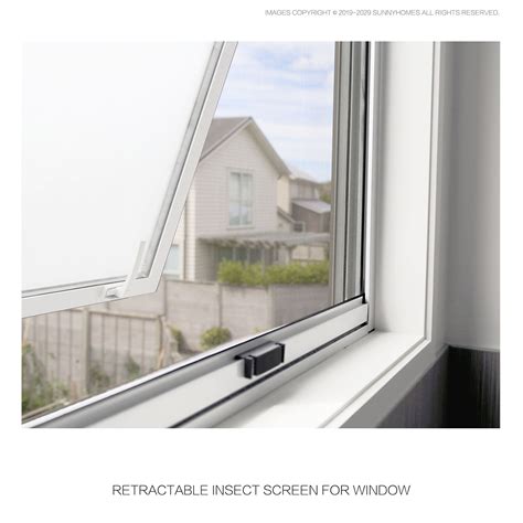 retractable insect screen  windows sunnyhomes nz