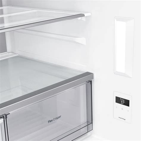 samsung rfasr    door flex smart refrigerator   cu ft capacity beverage