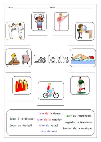 Les Loisirs Teaching Resources