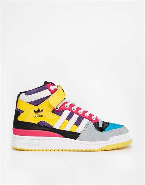 adidas forum mid high top sneakers lyst