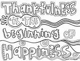 Coloring Pages Thankful Quotes Being Beautiful Alley Doodle Template Birijus sketch template