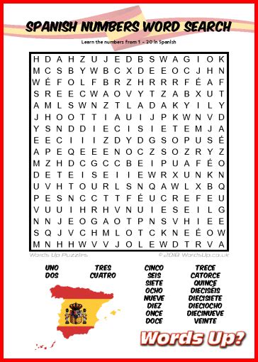 large print spanish word search printable word search spanish