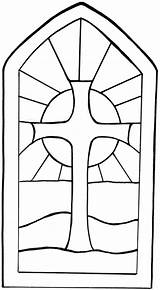 Stained Glass Easter Church Christmas Window Patterns Templates Color Clipart Template Cross Coloring Pages Christian Pattern Stain Google Windows Search sketch template