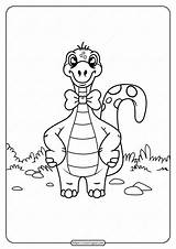 Dinosaur Coloring Animals Printable Pages Whatsapp Tweet Email sketch template