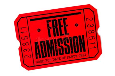admission stock image image  ticket pass show
