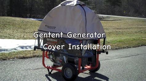 gentent generator cover installation youtube
