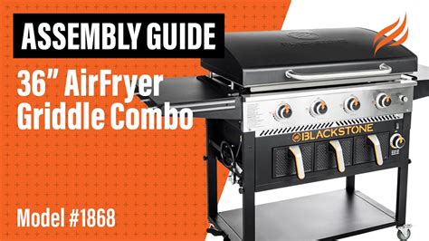 airfryer griddle combo assembly instructions model  blackstone youtube