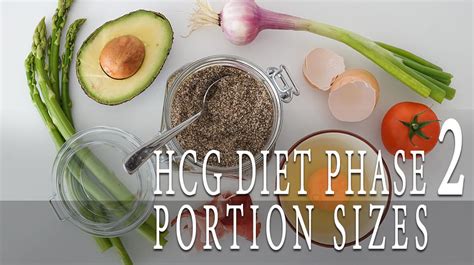 hcg diet phase 2 portion sizes