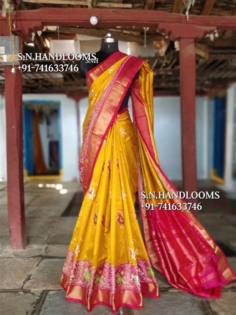 Ikkat Sarees Available In Stock For More And Collection Contact Me In
