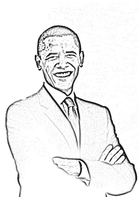 coloring page president obama coloring pages people coloring pages